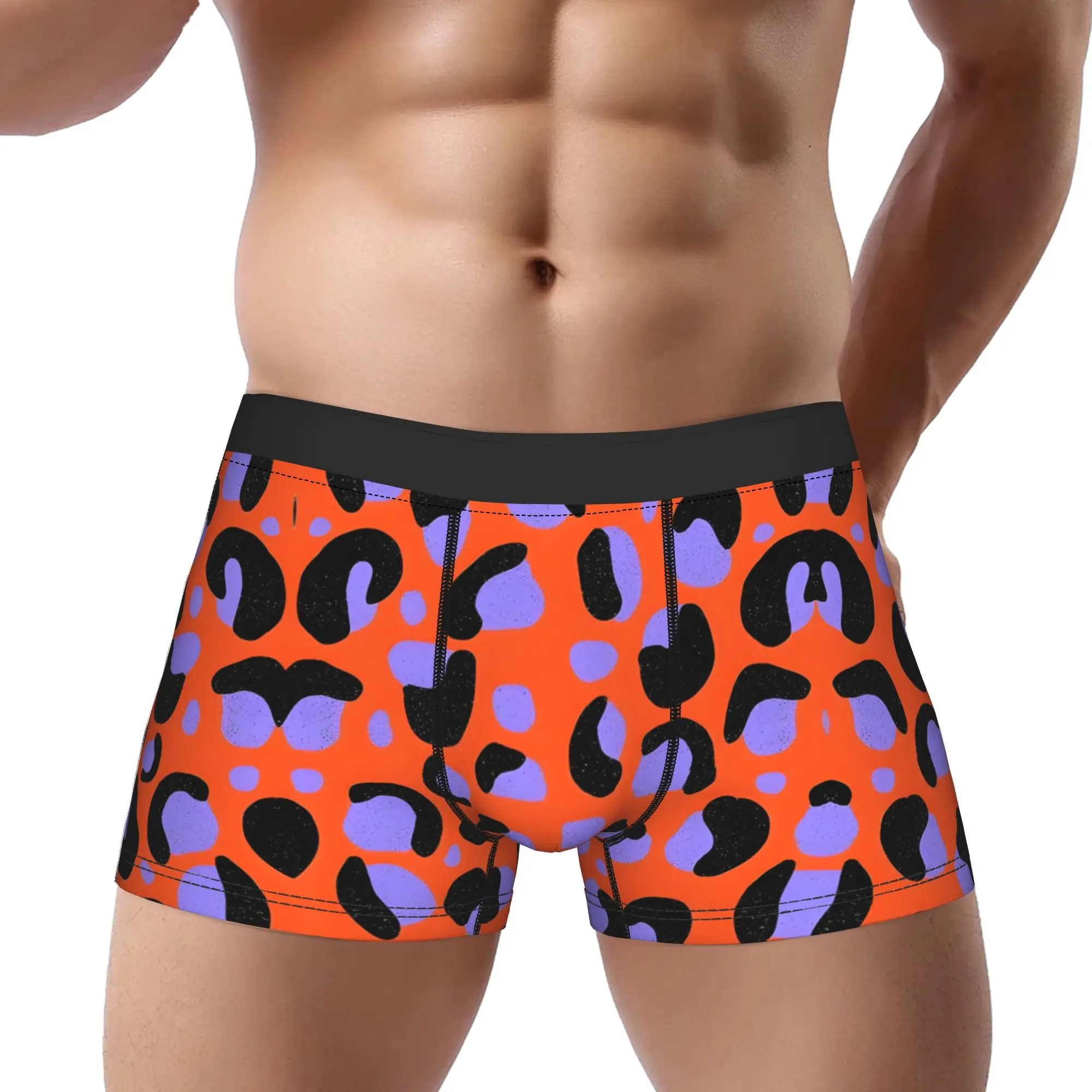 Red Leopard Leopard Print Underpants Breathbale Panties Men's Underwear Print Shorts Boxer Briefs
Red Leopard Leopard Print Underpants Breathbale Panties Men's Underwear Print Shorts Boxer Briefs