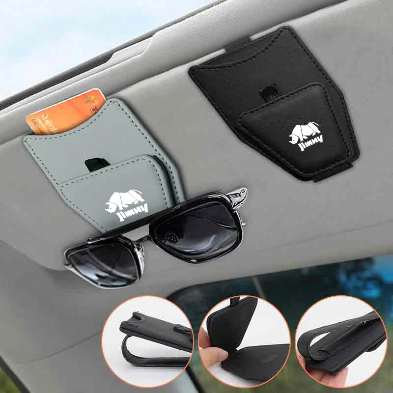 Car Visor Glasses Holder Leather Sunglasses Bag Card Clip Accessories For Suzuki Jimny Swift Grand Vitara Ignis DZire Alto Balen
Car Visor Glasses Holder Leather Sunglasses Bag Card Clip Accessories For Suzuki Jimny Swift Grand Vitara Ignis DZire Alto Balen