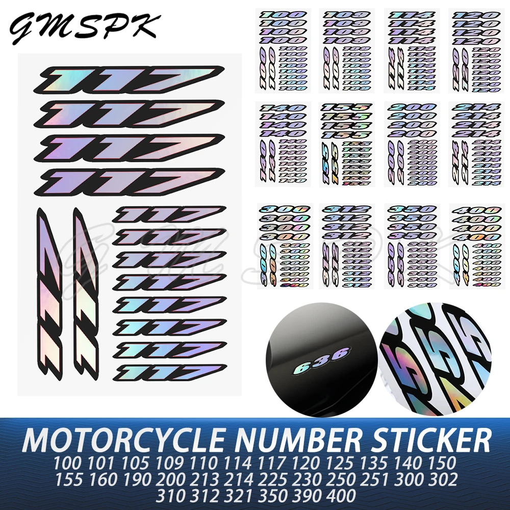 Универсальная наклейка на мотоцикл, лазерная арабская номер 100-400, наклейки, обтекатель, хвостовые стороны, наклейка на топливный бак, декоративные наклейки, эмблема
Универсальная наклейка на мотоцикл, лазерная арабская номер 100-400, наклейки, обтекатель, хвостовые стороны, наклейка на топливный бак, декоративные наклейки, эмблема