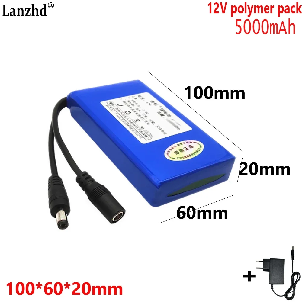 1-10 3S1P polymer pack 12V For Fishing light Outdoor small fan for bee-proof clothing induction speaker 5000mAh 100*60*20mm
1-10 3S1P polymer pack 12V For Fishing light Outdoor small fan for bee-proof clothing induction speaker 5000mAh 100*60*20mm