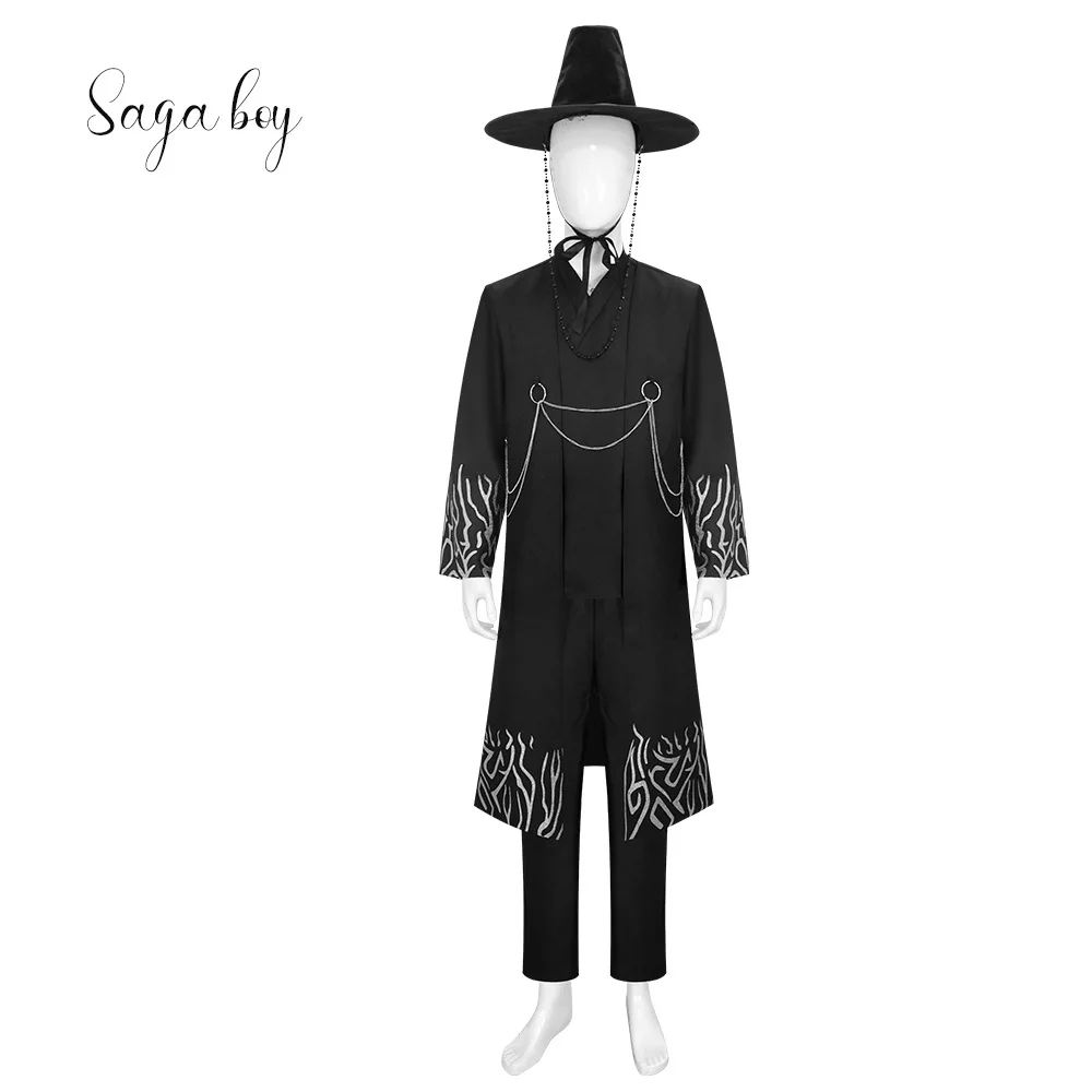 Kids Saja Boys Cosplay Costume Halloween Printed K-Pop Demon Hunters Cosplay Kimono Set Show Party Clothes Hat for Adult Boys
Kids Saja Boys Cosplay Costume Halloween Printed K-Pop Demon Hunters Cosplay Kimono Set Show Party Clothes Hat for Adult Boys