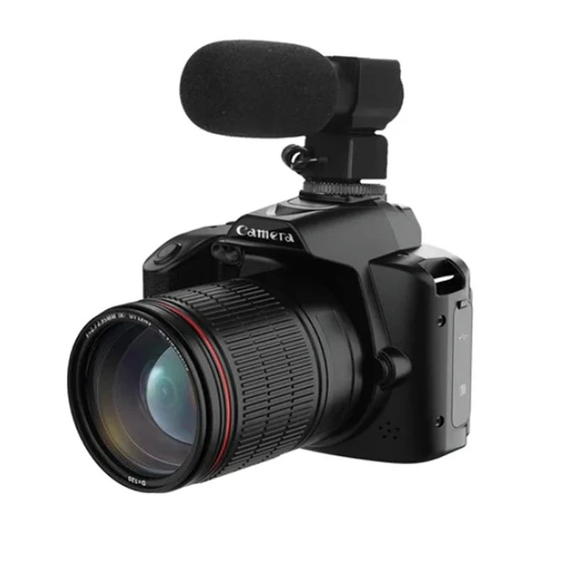Профессиональная цифровая камера HD 4K Камера Цифровая WIFI камера с 16-кратным зумом Камера ночного видения с микрофоном
Профессиональная цифровая камера HD 4K Камера Цифровая WIFI камера с 16-кратным зумом Камера ночного видения с микрофоном