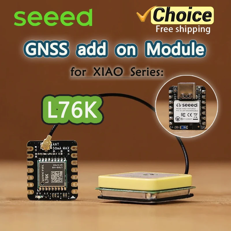L76K GNSS add on Module for Seeed Studio XIAO - UART Interface, mini GPS/Tracker, Powered by Quectel L76K
L76K GNSS add on Module for Seeed Studio XIAO - UART Interface, mini GPS/Tracker, Powered by Quectel L76K