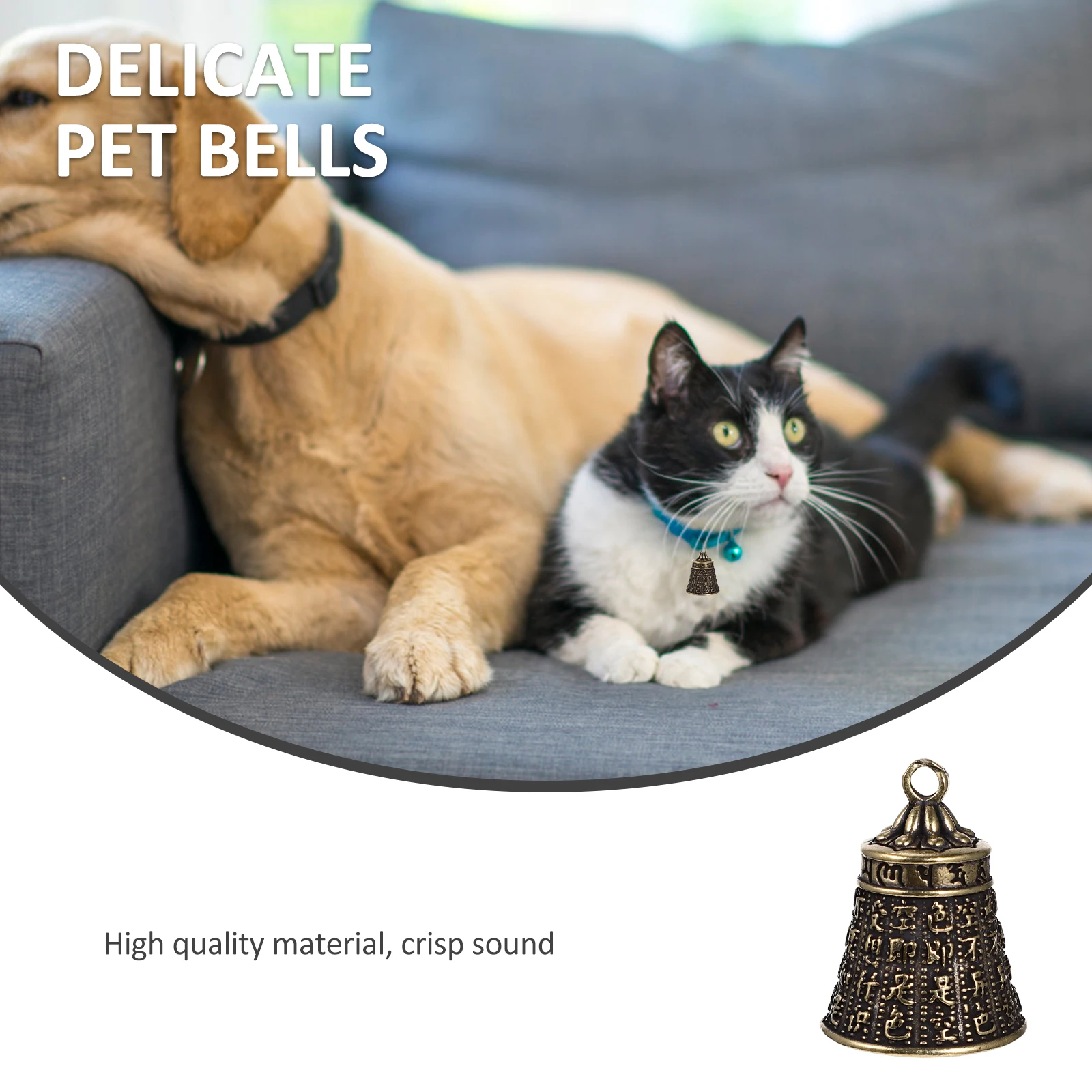 10pcs Pet Bells Vintage Brass Dog Compact Pet Bells Cat Accessories Durable Decorative Christmas Wedding nament
10pcs Pet Bells Vintage Brass Dog Compact Pet Bells Cat Accessories Durable Decorative Christmas Wedding nament
