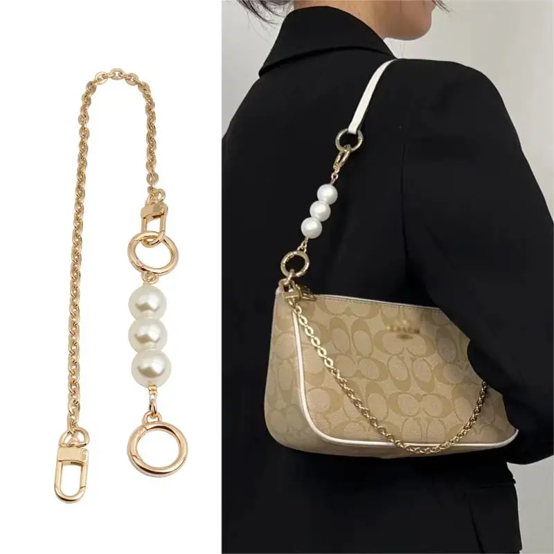 Gold Purse Chain with Imitation Pearl Purse Chain for Women 40cm-120cm Different Length for Purse Handbags Shoulder Bags 
Gold Purse Chain with Imitation Pearl Purse Chain for Women 40cm-120cm Different Length for Purse Handbags Shoulder Bags