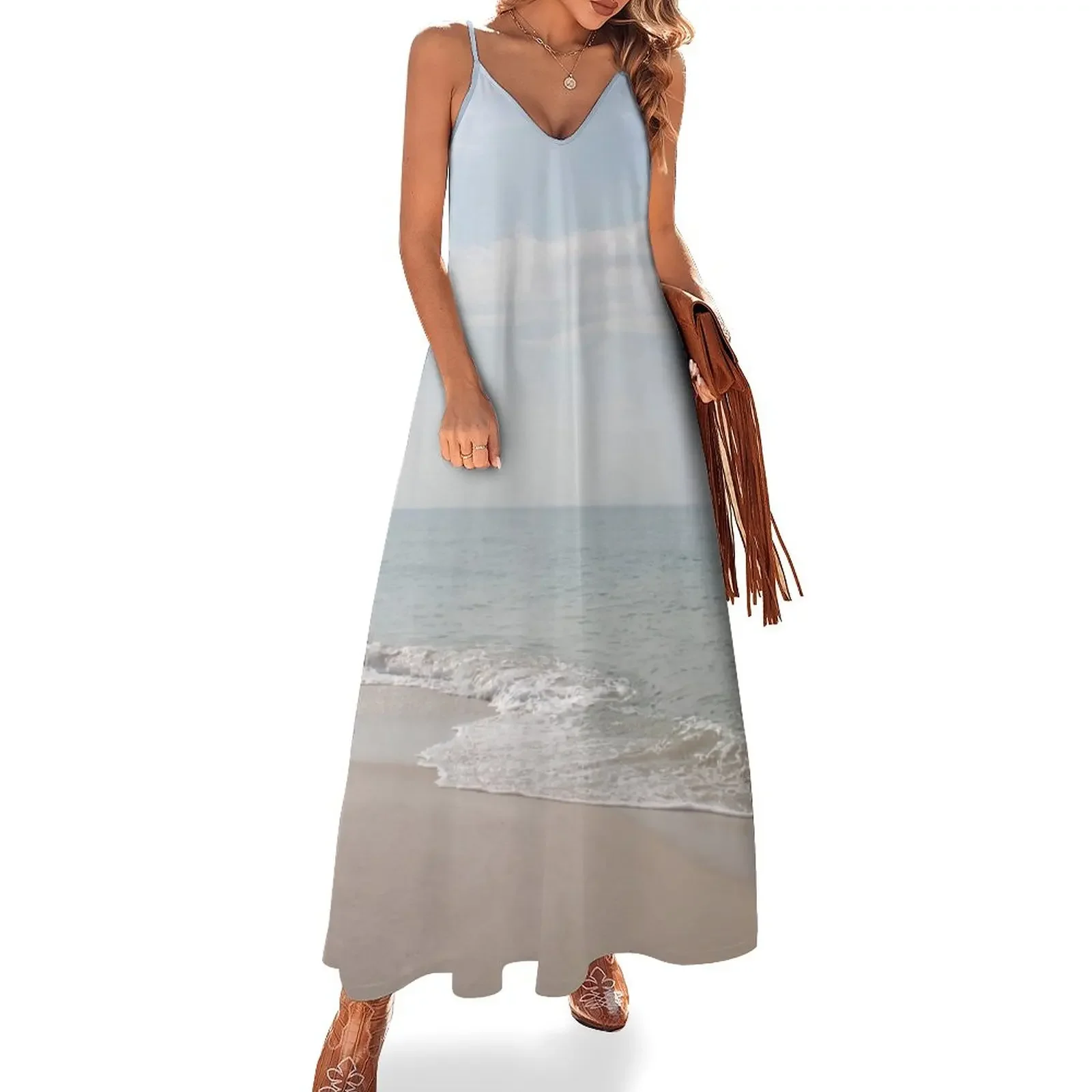 Pastel Waters Sleeveless Dress cute dress Summer women's clothing purple dress bandage
Pastel Waters Sleeveless Dress cute dress Summer women's clothing purple dress bandage