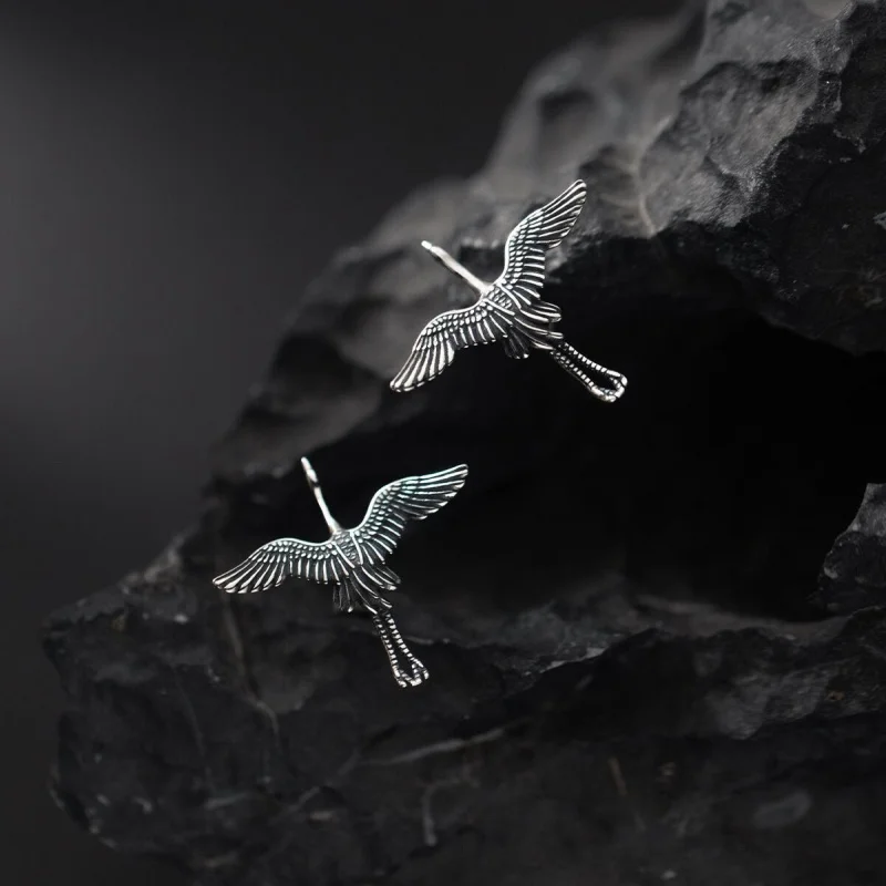 Buyee 925 Sterling Silver Unique Earring Elegant Crane Animal Earring for Women Men Fashion Punk Fine Jewelry Earring Gift
Buyee 925 Sterling Silver Unique Earring Elegant Crane Animal Earring for Women Men Fashion Punk Fine Jewelry Earring Gift