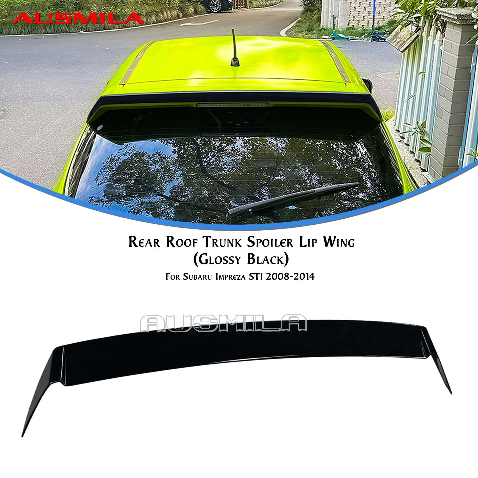 Задний спойлер на крышу автомобиля, багажник, хвостовое крыло, верхняя губа для Subaru Impreza GRB WRX STI Hatchback 2008-2014
Задний спойлер на крышу автомобиля, багажник, хвостовое крыло, верхняя губа для Subaru Impreza GRB WRX STI Hatchback 2008-2014