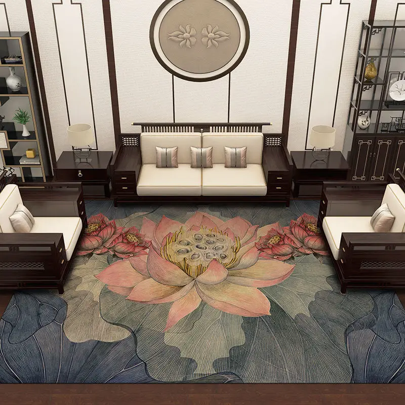 3D Creative Lotus Printed Carpets Home Living Room Rugs Bedroom Bedside Children's Room Floor Mat Hallway Non-slip Door Mat
3D Creative Lotus Printed Carpets Home Living Room Rugs Bedroom Bedside Children's Room Floor Mat Hallway Non-slip Door Mat