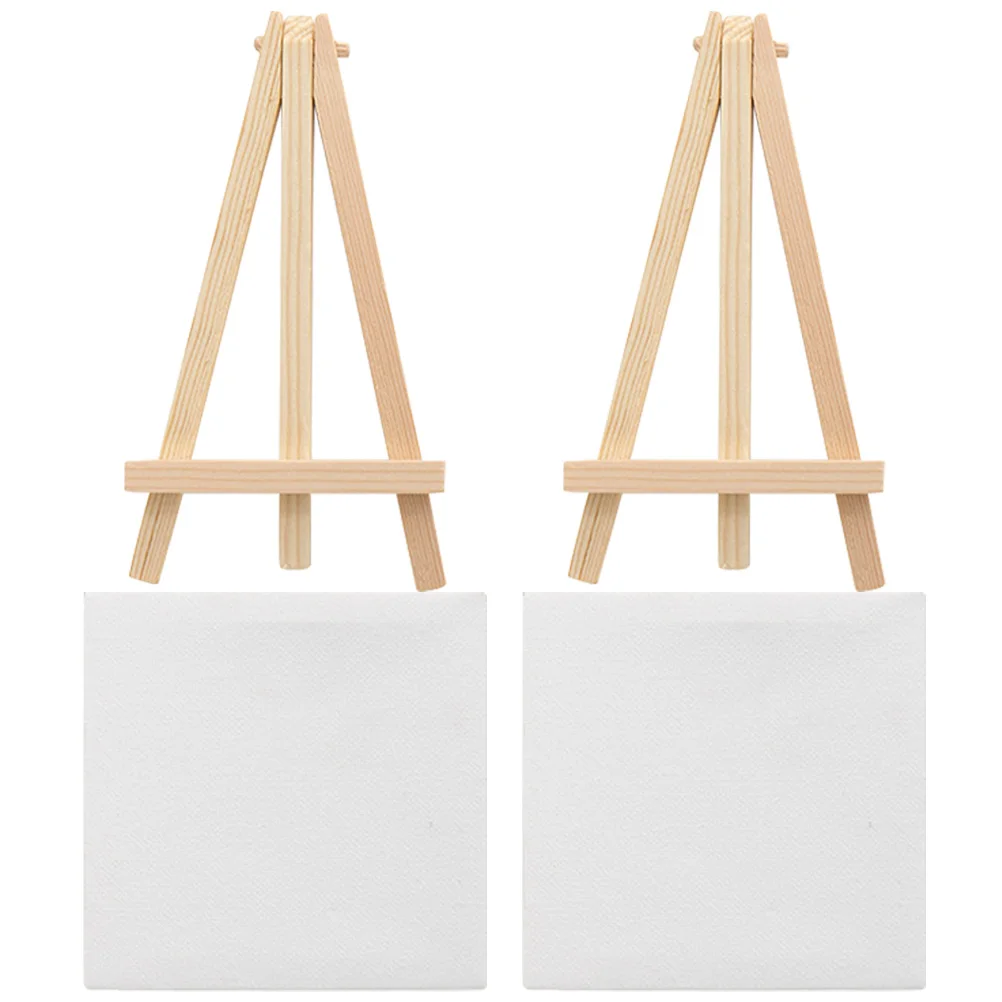 2 Sets Mini Oil Painting Board Decorative Canvas Easel DIY Supplies Adorable Frame Triangle Stand Wooden Panels
2 Sets Mini Oil Painting Board Decorative Canvas Easel DIY Supplies Adorable Frame Triangle Stand Wooden Panels