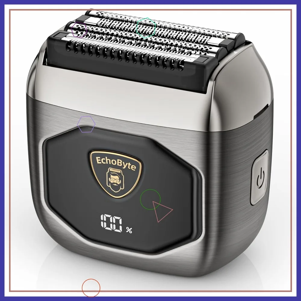 Full Metal Electric Foil Shaver: 4 Floating Blades, IPX7 Wet & Dry, 120-Min USB-C Rechargeable, LED Display & Travel Lock
Full Metal Electric Foil Shaver: 4 Floating Blades, IPX7 Wet & Dry, 120-Min USB-C Rechargeable, LED Display & Travel Lock