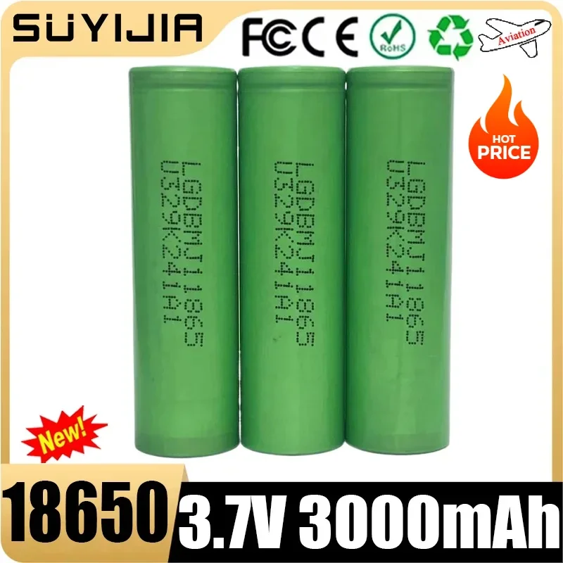 New 18650 Original 3.7V 3000mAh Rechargeable Lithium-ion Battery Multi-function Suitable for Power Tools Toys Light Flashlight
New 18650 Original 3.7V 3000mAh Rechargeable Lithium-ion Battery Multi-function Suitable for Power Tools Toys Light Flashlight
