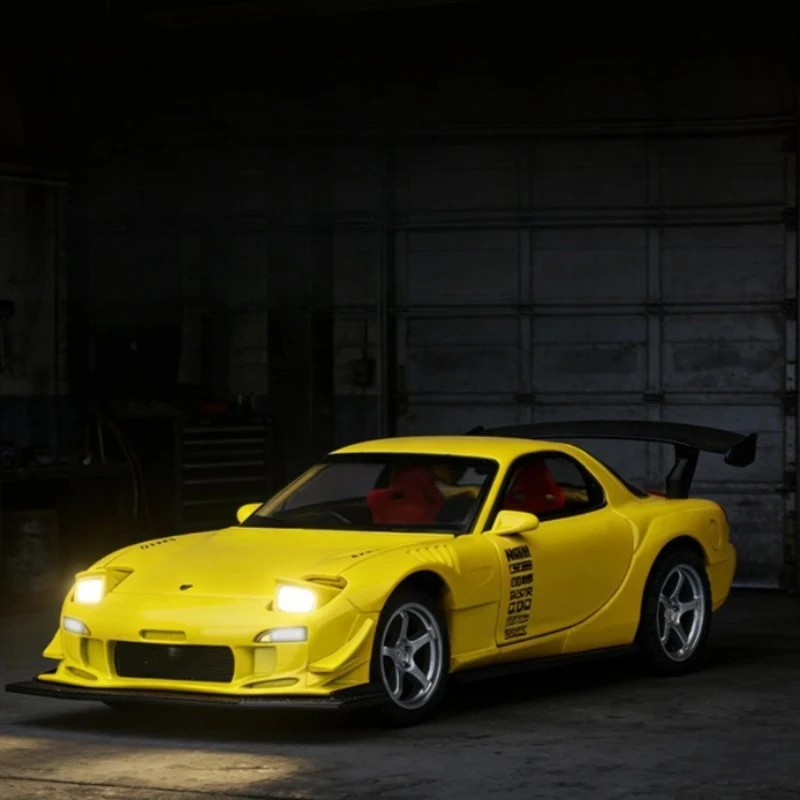 Simulation 1:32 RX7 FD3S Sports Car Model JDM Racing Alloy Toy Vehicle with Sound and Light Pull Back Miniature Voiture
Simulation 1:32 RX7 FD3S Sports Car Model JDM Racing Alloy Toy Vehicle with Sound and Light Pull Back Miniature Voiture