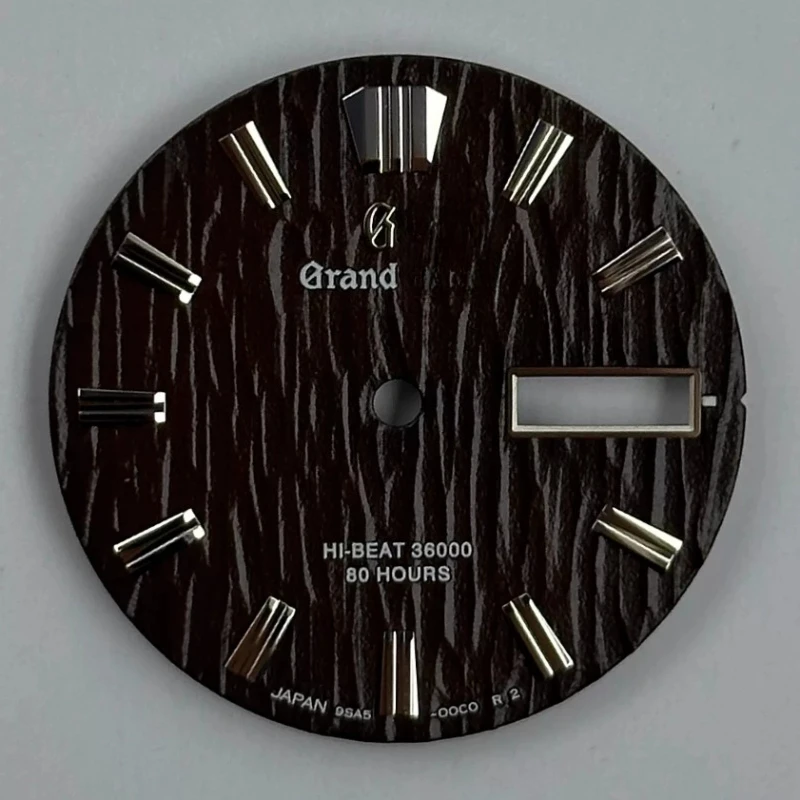 Customized New GS Mechanical Watch Modified Striped Dial Diameter 28.5mm No Luminous Literally Suitable for NH36 Movement Dial
Customized New GS Mechanical Watch Modified Striped Dial Diameter 28.5mm No Luminous Literally Suitable for NH36 Movement Dial