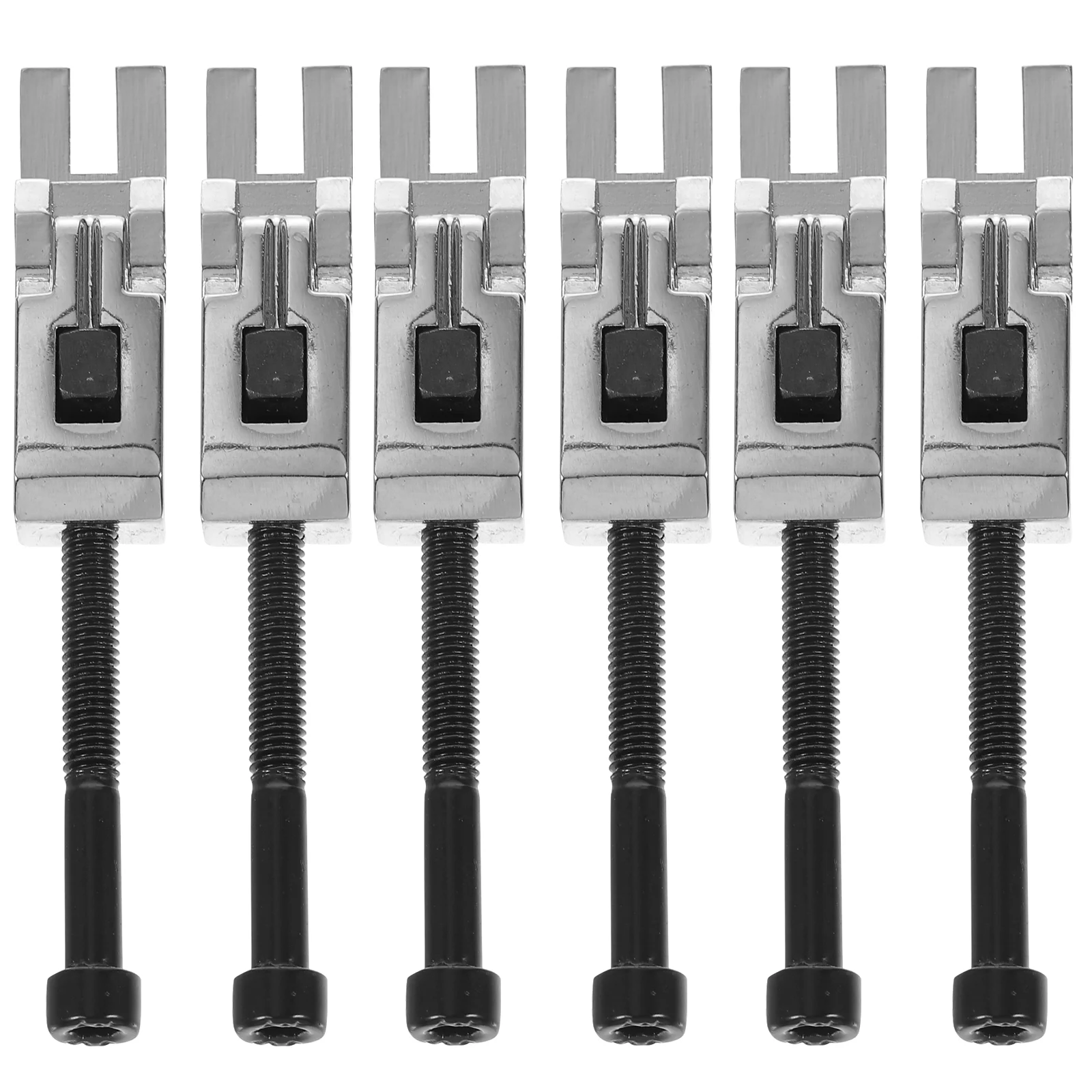 6PCS Double Locking System Metal Saddles for Guitar Tremolo Bridge Silver Finish Guita Parts Accessories
6PCS Double Locking System Metal Saddles for Guitar Tremolo Bridge Silver Finish Guita Parts Accessories