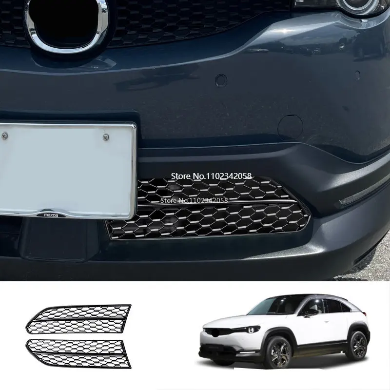 Для mazda MX-30 MX30 2022 2023, черный передний бампер из АБС-пластика, нижняя средняя сетка, решетка, декоративная крышка, наклейка, аксессуары
Для mazda MX-30 MX30 2022 2023, черный передний бампер из АБС-пластика, нижняя средняя сетка, решетка, декоративная крышка, наклейка, аксессуары