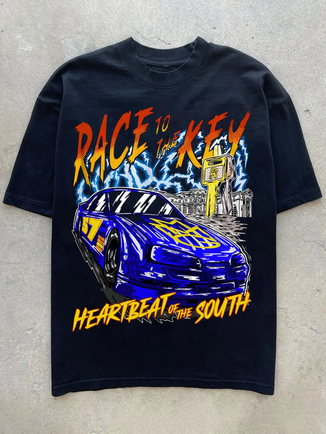 Short Sleeve Cool Racing Men's American Style Hip Hop Cotton Printed Cotton T-Shirt Street Summer Trend Brand Fashion
Short Sleeve Cool Racing Men's American Style Hip Hop Cotton Printed Cotton T-Shirt Street Summer Trend Brand Fashion