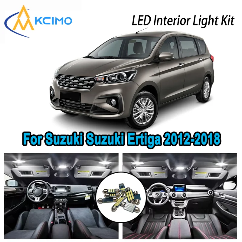 High-Quality LED Interior Kit for Suzuki Suzuki Ertiga 2012-2018 2013 2014 Premium Error-Free Dome Map Trunk Automotive Lamps
High-Quality LED Interior Kit for Suzuki Suzuki Ertiga 2012-2018 2013 2014 Premium Error-Free Dome Map Trunk Automotive Lamps