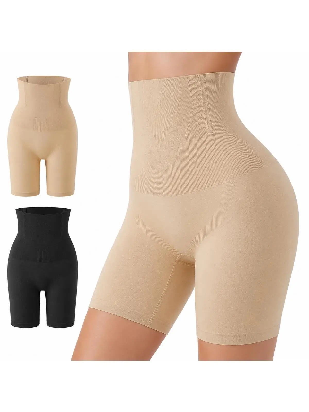 Women Seamless High Waist Tummy Control Shapewear Shorts Butt Lifter Slimming Body Shaper Panties Invisible Breathable Underwear Anti-Chafing Leg Shaping Safety Pants Everyday Wear
Women Seamless High Waist Tummy Control Shapewear Shorts Butt Lifter Slimming Body Shaper Panties Invisible Breathable Underwear Anti-Chafing Leg Shaping Safety Pants Everyday Wear