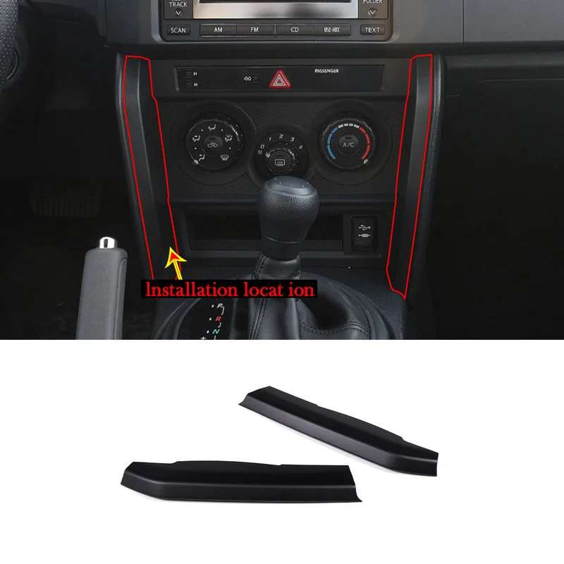 ABS Black Car Central Control Side Decoration Strip Trim Sticker For 2012-2020 Toyota 86/Subaru BRZ Auto Interior Accessories
ABS Black Car Central Control Side Decoration Strip Trim Sticker For 2012-2020 Toyota 86/Subaru BRZ Auto Interior Accessories