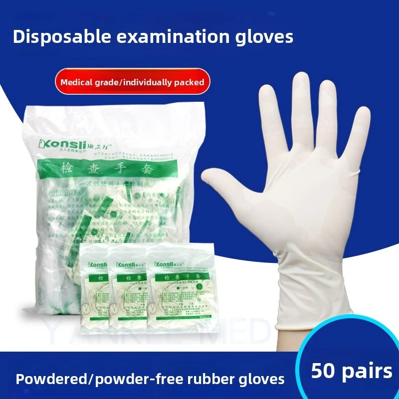 Pet Medical Examination Gloves - Disposable Latex, Independent Packaging, 50 Pairs for Vet/Hospital/Home Use
Pet Medical Examination Gloves - Disposable Latex, Independent Packaging, 50 Pairs for Vet/Hospital/Home Use