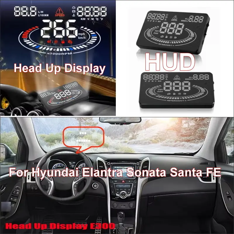 For Hyundai Elantra Sonata Santa FE 2003-2024 Car HUD Head Up Display Safe Driving Screen Projector Windshield Plug And Play
For Hyundai Elantra Sonata Santa FE 2003-2024 Car HUD Head Up Display Safe Driving Screen Projector Windshield Plug And Play