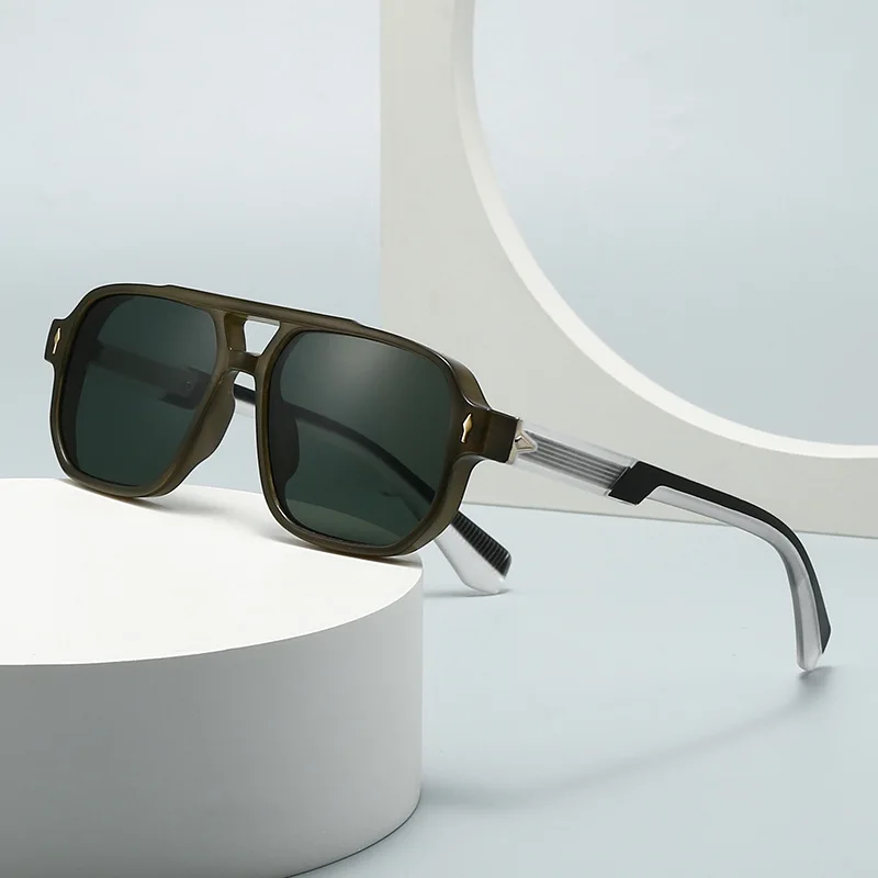 New Fashion Designer Gradient Shades UV400 Trending Rivets Women Luxury Sun Glasses Retro Double Bridges Pilot Men Sunglasses
New Fashion Designer Gradient Shades UV400 Trending Rivets Women Luxury Sun Glasses Retro Double Bridges Pilot Men Sunglasses