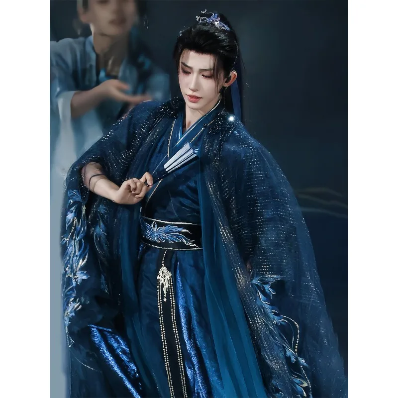 Hanfu Nanbei Dynasty large-sleeved shirt heavy industry embroidery ancient costume martial arts style men's and women's suit
Hanfu Nanbei Dynasty large-sleeved shirt heavy industry embroidery ancient costume martial arts style men's and women's suit