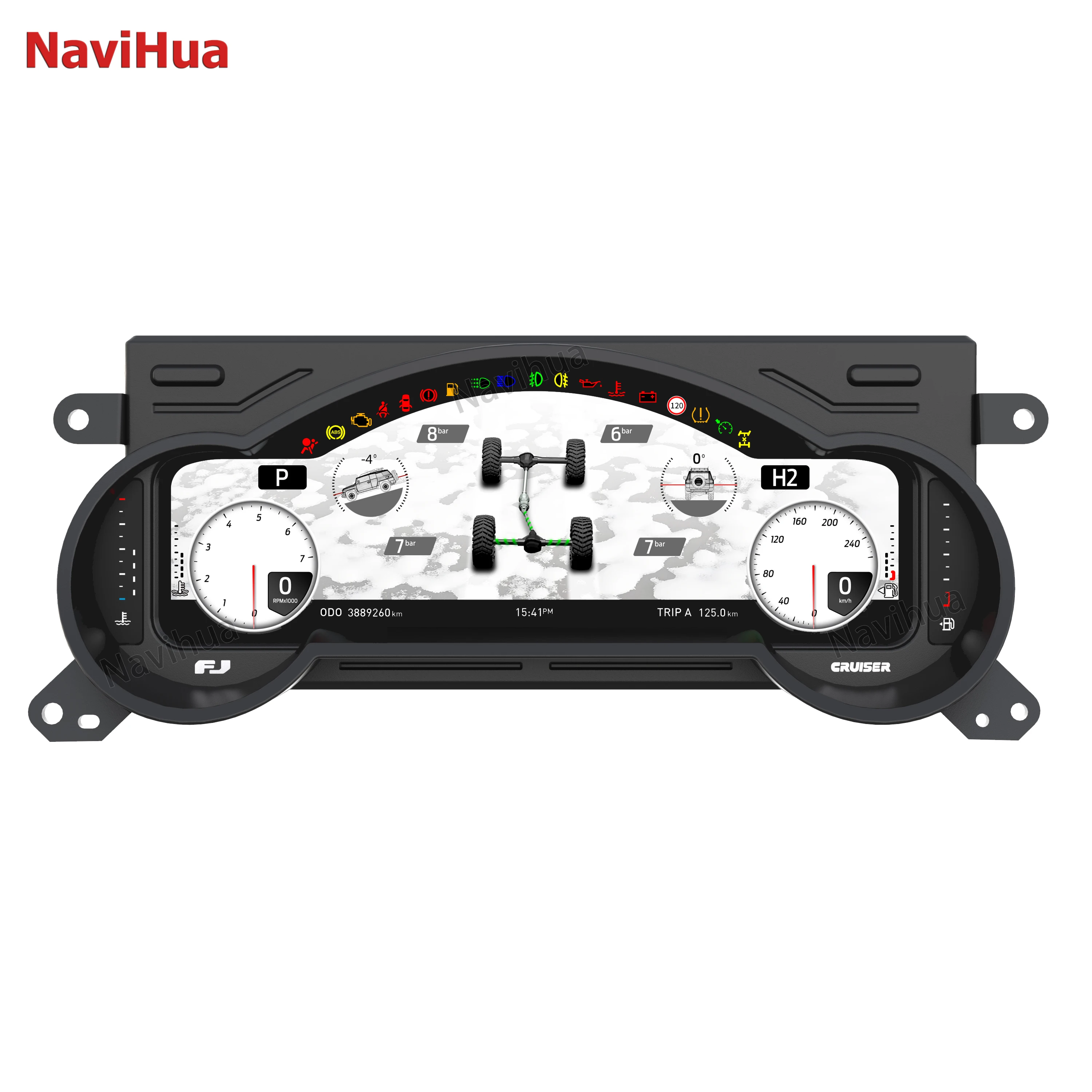 12,3-дюймовый цифровой LCD-дисплей приборной панели для TOYOTA FJ LAND CRUISER 2007-2024, виртуальный спидометр, панель приборов, кокпит-метр
12,3-дюймовый цифровой LCD-дисплей приборной панели для TOYOTA FJ LAND CRUISER 2007-2024, виртуальный спидометр, панель приборов, кокпит-метр