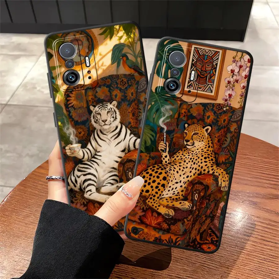 Cartoon Tiger Leopard Case for Xiaomi Mi 12 12X 13 Lite 11T 10T 12T Pro 14 11 Funda Phone Cover
Cartoon Tiger Leopard Case for Xiaomi Mi 12 12X 13 Lite 11T 10T 12T Pro 14 11 Funda Phone Cover