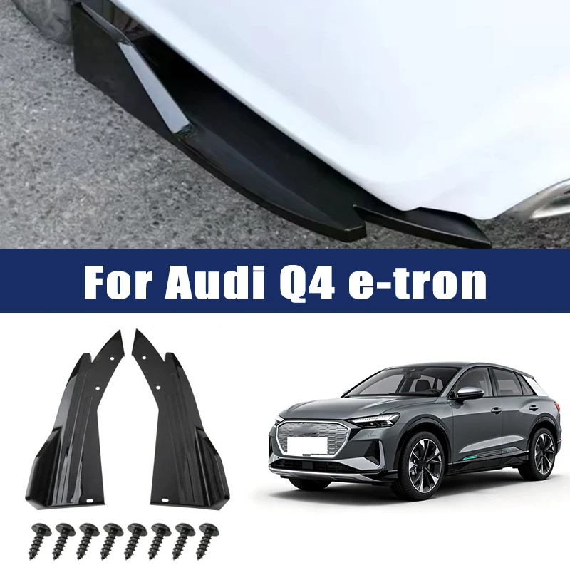 Car Rear Bumper Spoiler Lip Carbon Fiber Wing Trim Anti-crash Diffuser Side Skirt Wrap Angle Splitter For Audi Q4 E-tron
Car Rear Bumper Spoiler Lip Carbon Fiber Wing Trim Anti-crash Diffuser Side Skirt Wrap Angle Splitter For Audi Q4 E-tron