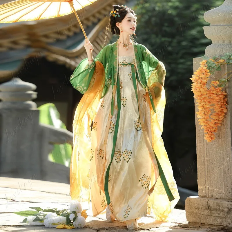 Summer Hanfu Set Chun Jian Liu Jin Tang Style Chest-high Po Skirt Elegant Fresh Chinese Style Outfit
Summer Hanfu Set Chun Jian Liu Jin Tang Style Chest-high Po Skirt Elegant Fresh Chinese Style Outfit