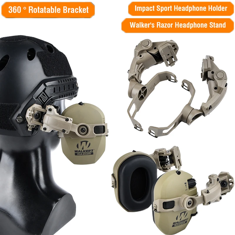 WADSN Tactical Fast Helmet Hanging Headphone Stand 360°Rotation Impact Sport Earphone Bracket Adapter ARCWalker's Headset Mount
WADSN Tactical Fast Helmet Hanging Headphone Stand 360°Rotation Impact Sport Earphone Bracket Adapter ARCWalker's Headset Mount