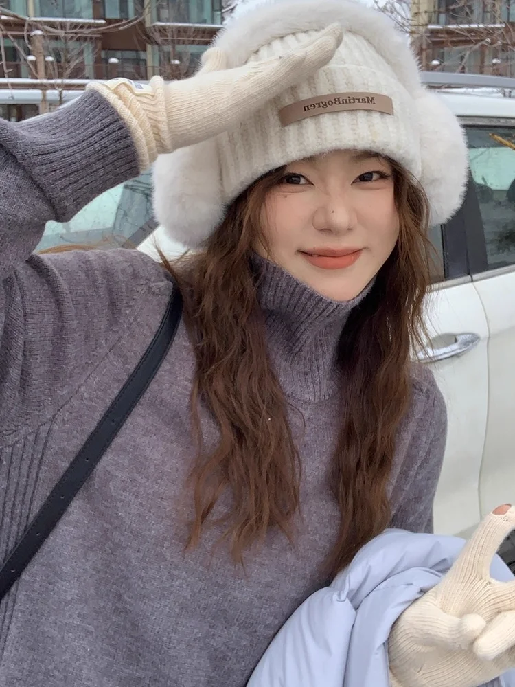 Модный утепленный вязаный свитер с длинными рукавами для женщин, осенне-зимний, свободного кроя, стройнящий, универсальный базовый топ
Модный утепленный вязаный свитер с длинными рукавами для женщин, осенне-зимний, свободного кроя, стройнящий, универсальный базовый топ