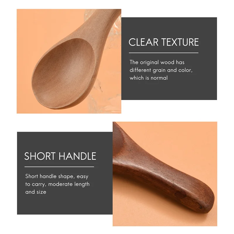 ABUN-60 Pieces Small Wooden Spoons Mini Condiments Salt Honey Teaspoon Coffee Tea Jam Mustard Ice Cream Wood Spoons
ABUN-60 Pieces Small Wooden Spoons Mini Condiments Salt Honey Teaspoon Coffee Tea Jam Mustard Ice Cream Wood Spoons