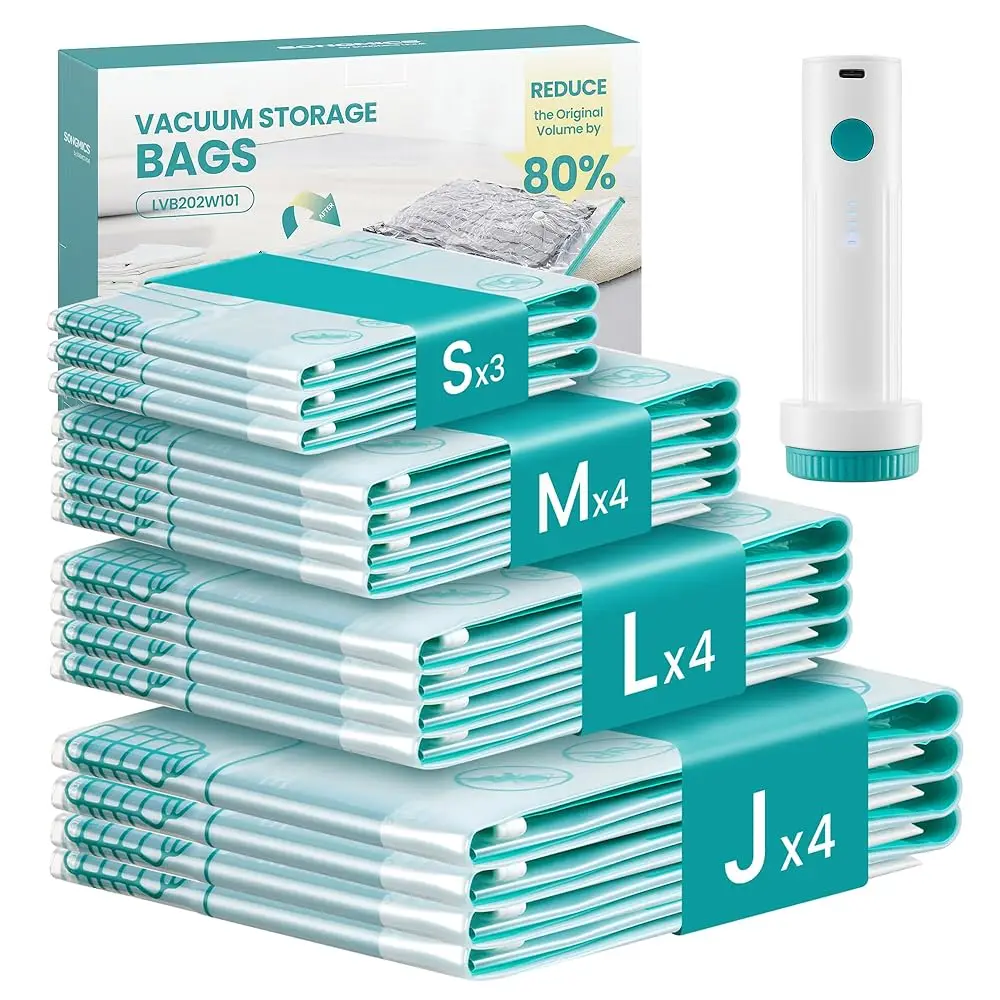 Free ShippingFree ShippingVacuum Storage Bags, Rechargeable Portable Electric Pump, Space Saver Vacuum Seal Suction Bags for Cl
Free ShippingFree ShippingVacuum Storage Bags, Rechargeable Portable Electric Pump, Space Saver Vacuum Seal Suction Bags for Cl