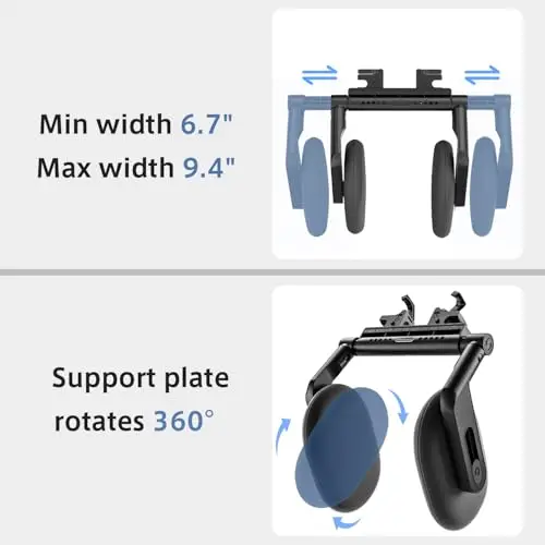 U-Shaped Memory Foam Car Headrest Pillow With 4-Way Adjustable Support Plate And 360° Rotation, Width 6.7-9.4
U-Shaped Memory Foam Car Headrest Pillow With 4-Way Adjustable Support Plate And 360° Rotation, Width 6.7-9.4