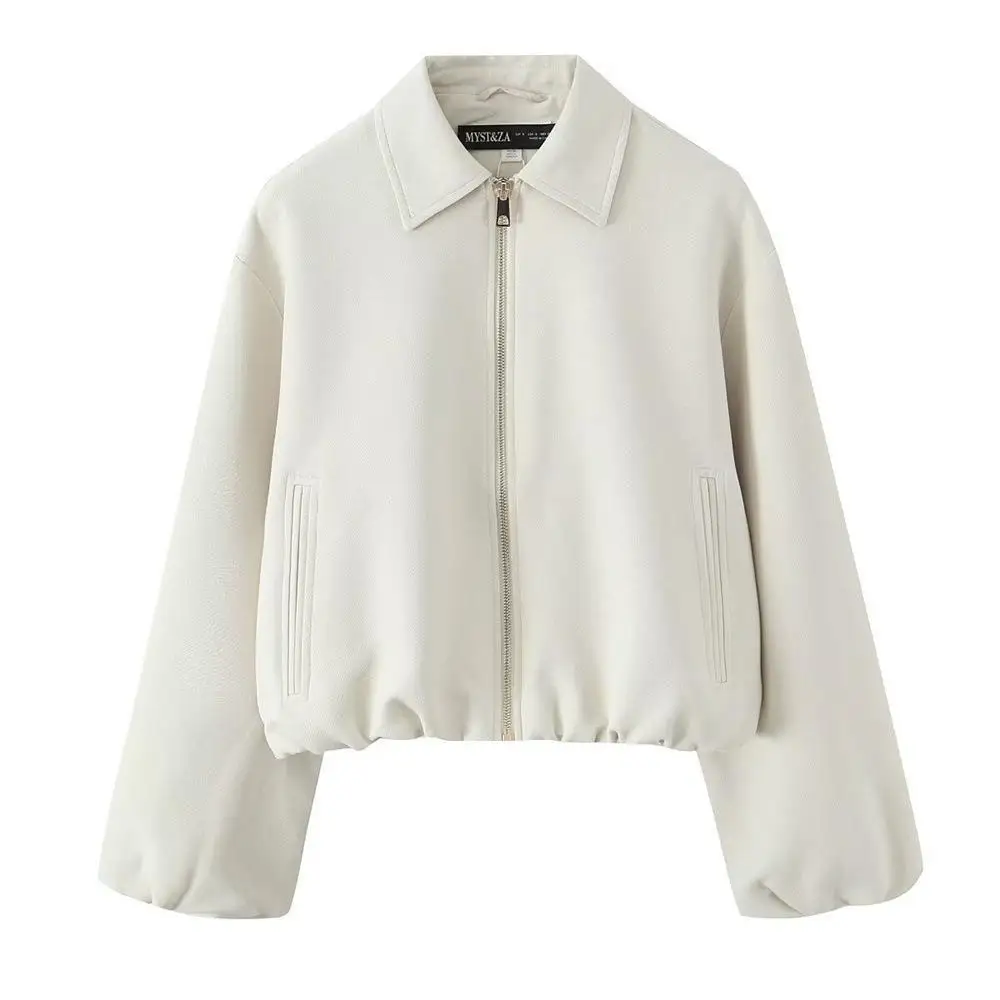 Women's Cross-Border Polyester Zipper Comfortable Casual Long Sleeve Pilot Short Jacket Street Fashion Autumn Outerwear
Women's Cross-Border Polyester Zipper Comfortable Casual Long Sleeve Pilot Short Jacket Street Fashion Autumn Outerwear