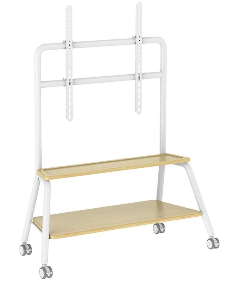Floor Standing TV Trolley Movable Television Support Rack With Casters Stable Bracket For Large Screen Display
Floor Standing TV Trolley Movable Television Support Rack With Casters Stable Bracket For Large Screen Display