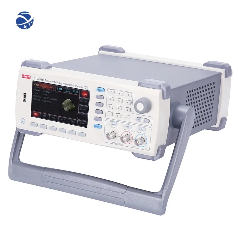 UTG2025A Dual Channel Function Generator Maximum Output Frequency 25MHz 125MSa/s Sampling Rate Arbitrary Waveform Generator
UTG2025A Dual Channel Function Generator Maximum Output Frequency 25MHz 125MSa/s Sampling Rate Arbitrary Waveform Generator