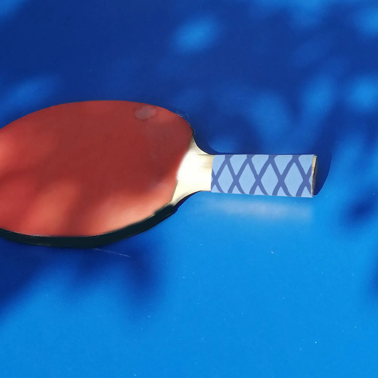 Plastic Table Tennis Racket Grip Sleeve Non-Slip Elastic Sweat-Absorbing Handle Cover for Enhanced Control Training and