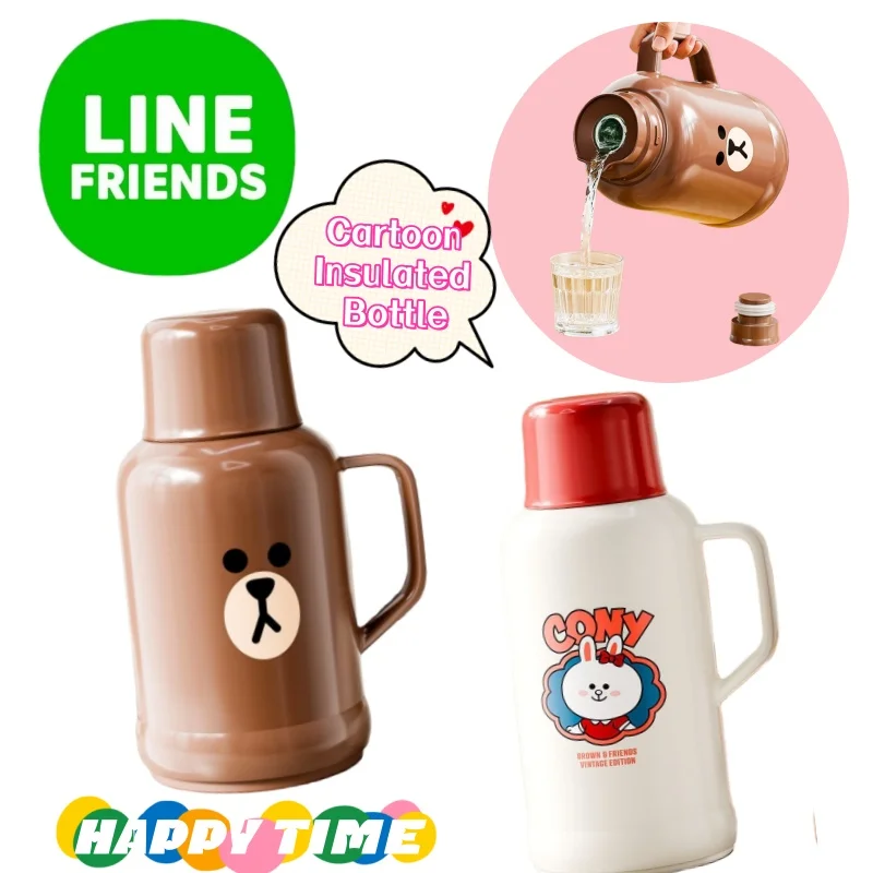 Line friends Brown Cony Sally High Color Value Creative Large Capacity Thermos Cartoon Cute Student Dormitory Insulation Kettle
Line friends Brown Cony Sally High Color Value Creative Large Capacity Thermos Cartoon Cute Student Dormitory Insulation Kettle