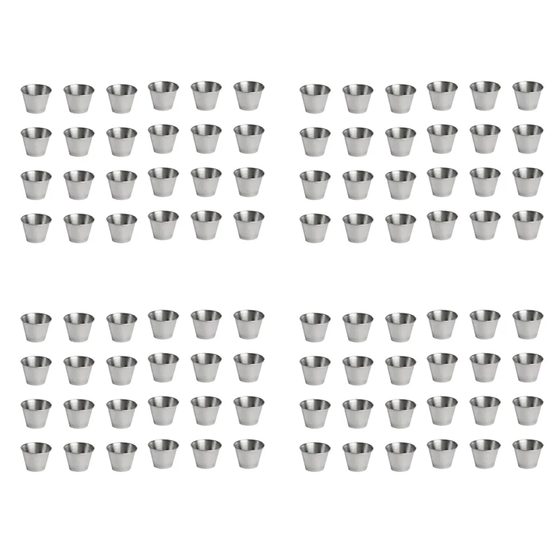 Y17A 96 Pack Stainless Steel Condiment Sauce Cups,Commercial Grade Dipping Sauce Cups,Ramekin Condiment Cups Portion Cups
Y17A 96 Pack Stainless Steel Condiment Sauce Cups,Commercial Grade Dipping Sauce Cups,Ramekin Condiment Cups Portion Cups