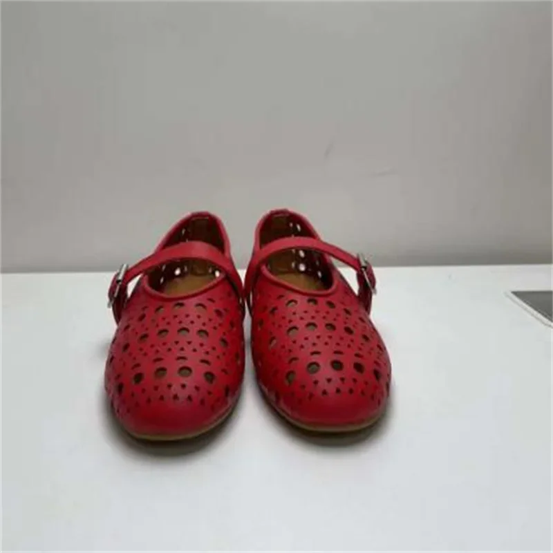 Buckle Shoes For Womens Round Toes Ladies Red Flat Heels Female Hollow Sewing Lines Chassure Femme Solid Shallow Zapatos Mujer
Buckle Shoes For Womens Round Toes Ladies Red Flat Heels Female Hollow Sewing Lines Chassure Femme Solid Shallow Zapatos Mujer