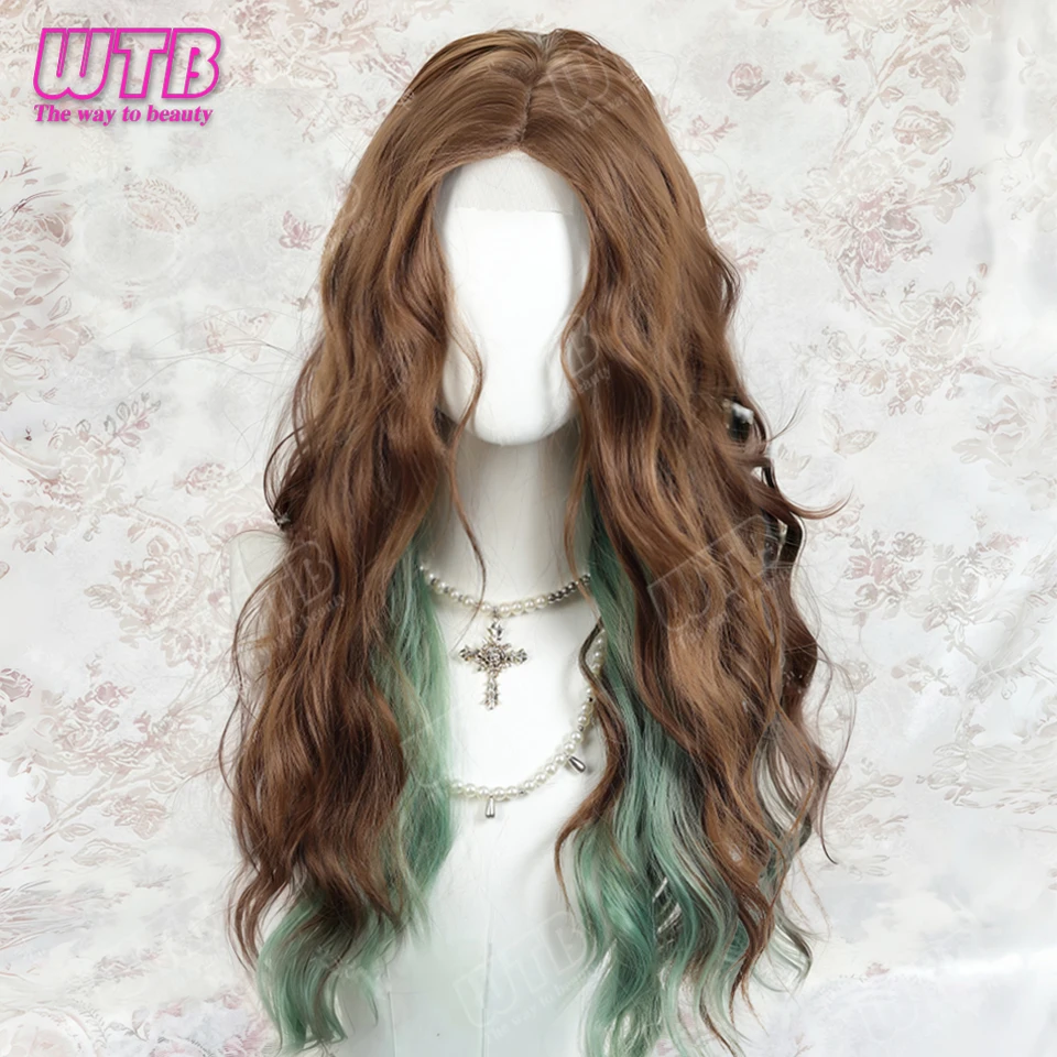 Lace-style Water Wave Curly Synthetic Wig with Highlights and Color Suitable for Women's Daily Wear Holidays and Cosplay
Lace-style Water Wave Curly Synthetic Wig with Highlights and Color Suitable for Women's Daily Wear Holidays and Cosplay