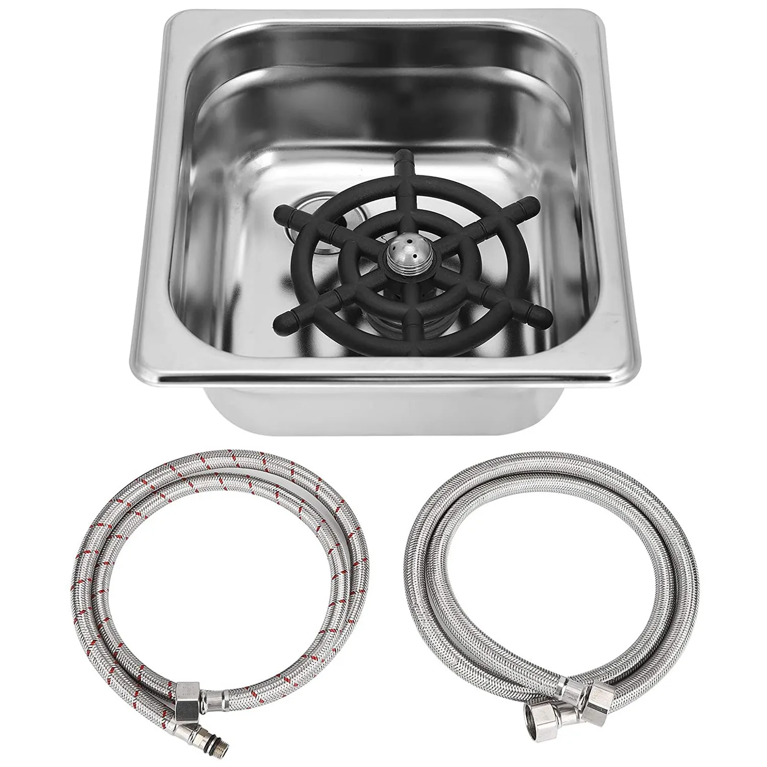 Glass Rinser for Kitchen Sink, Kitchen Sink Accessories Stainless Steel Automatic Cup Washer Machine, Bar Glass Rinser
Glass Rinser for Kitchen Sink, Kitchen Sink Accessories Stainless Steel Automatic Cup Washer Machine, Bar Glass Rinser