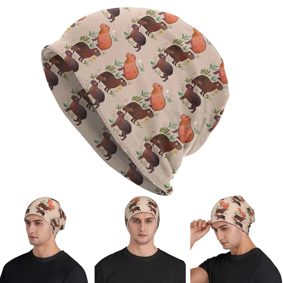 Capybara - Cute Green And Brown Animal Illustration Skullies Beanies Hats Warm Autumn Cap Knitted Bonnet Caps for Unisex Adult
Capybara - Cute Green And Brown Animal Illustration Skullies Beanies Hats Warm Autumn Cap Knitted Bonnet Caps for Unisex Adult