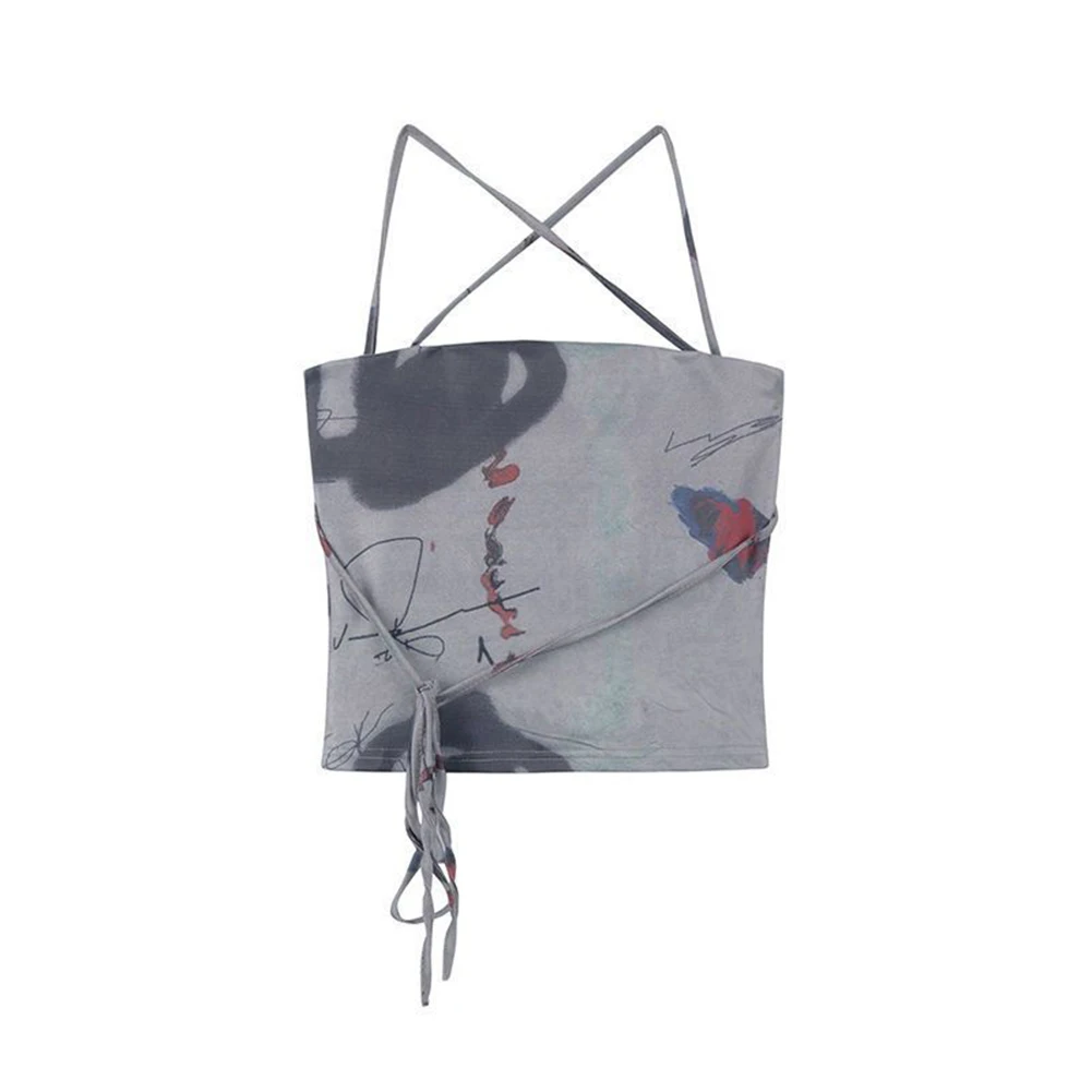 Club Night Retro Halter Camisole Sleeveless Shirt Halter Neck Camisole Summer L S Slightly Stretchy Spring Summer Autumn Wear
Club Night Retro Halter Camisole Sleeveless Shirt Halter Neck Camisole Summer L S Slightly Stretchy Spring Summer Autumn Wear