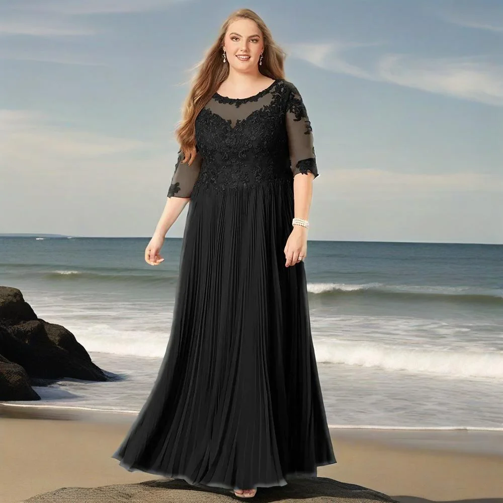 Plus Size Beach Mother of Bride Dresses for Women Half Sleeve Chiffon Wedding Party Dresses New 2025 Summer Vestido De Novia
Plus Size Beach Mother of Bride Dresses for Women Half Sleeve Chiffon Wedding Party Dresses New 2025 Summer Vestido De Novia