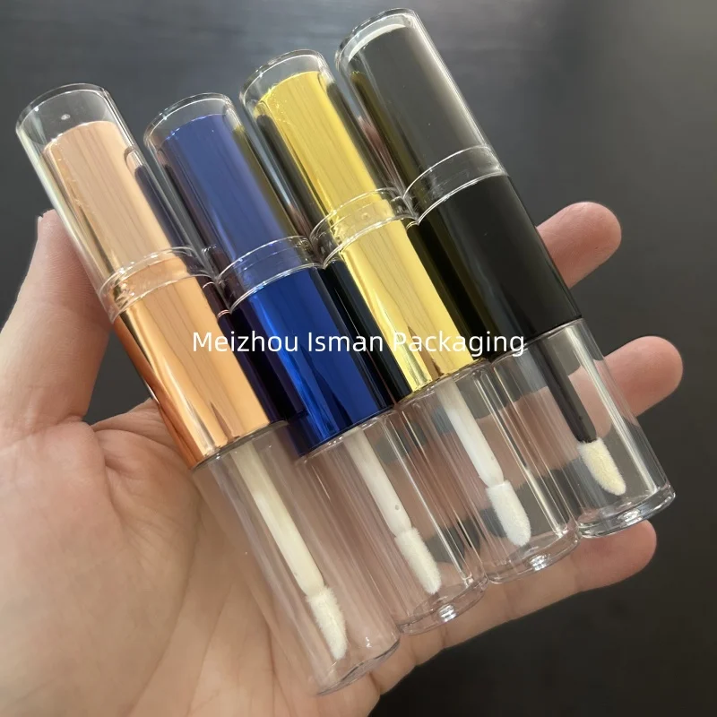 50Pcs Black Double Head Two Sided Dual Lipstick Lipgloss Tube 2 in 1 Rose Gold Lipstick Lip Oil Packaging Container 10ml 4ml
50Pcs Black Double Head Two Sided Dual Lipstick Lipgloss Tube 2 in 1 Rose Gold Lipstick Lip Oil Packaging Container 10ml 4ml
